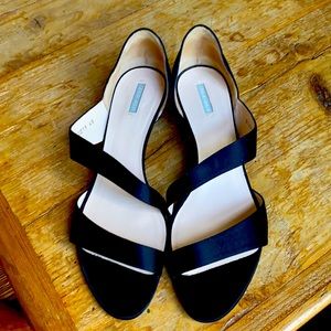 Giorgio Armani kitten heel scrappy shoes